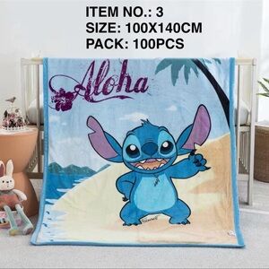 Disney Stitch Aloha Blanket